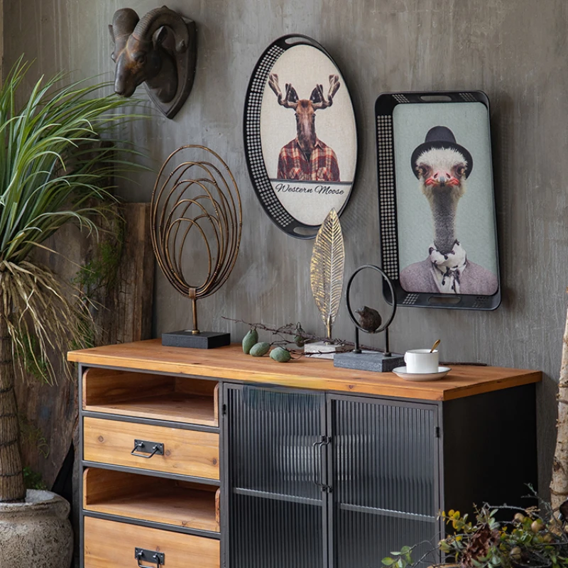 Tủ Retro Sắt Kính Nghệ Thuật Phong Cách Công Nghiệp Tủ B & B Trang Trí Phòng Khách Lối Vào Tủ Bảo Quản Tủ Khóa Tủ Retro Sắt Kính Nghệ Thuật Phong Cách Công Nghiệp Tủ B & B Trang Trí Phòng Khách Lối Vào Tủ Bảo Quản Tủ Khóa