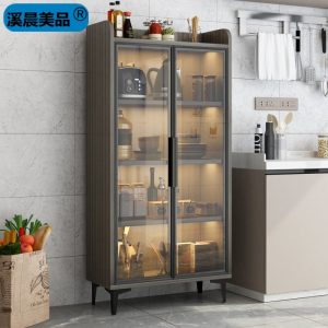 Tủ rượu phòng khách sát tường tủ phụ đơn giản hiện đại tối giản tủ phụ tủ locker tủ để đồ tủ để đồ tủ để đồ tủ rượu - Hình 2