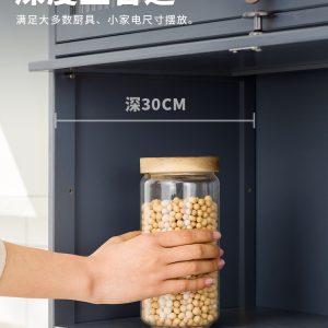 Tủ rượu tối giản hiện đại tủ rượu tủ bếp thay đồ căn hộ nhỏ nhà phòng khách treo tường tủ thay đồ - Hình 4