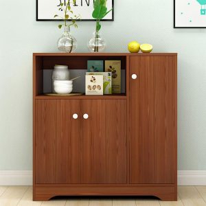 Tủ rượu tủ chè tủ chè tối giản hiện đại tủ phòng khách sát tường tủ nhà bếp tủ phụ Bắc Âu đơn giản - Hình 2