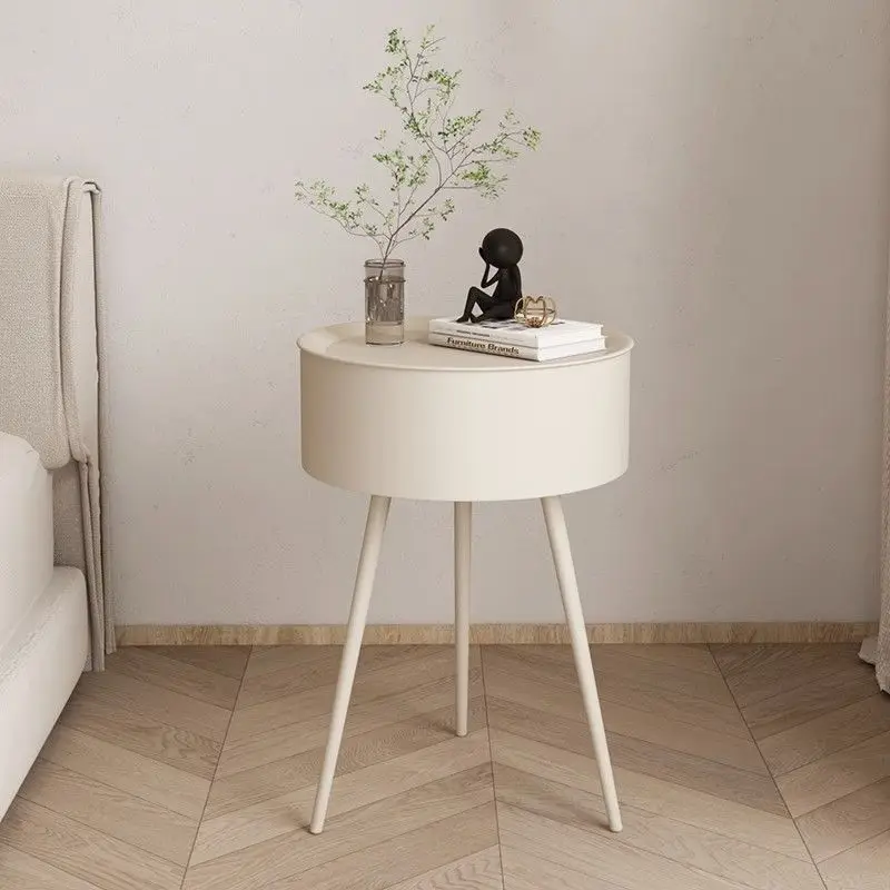 Tủ Sáng Tạo Kem Phong Cách Tủ Phòng Khách Bàn Hiện Đại Đơn Giản Sắt Rèn Tròn Phòng Ngủ Nhỏ Đầu Giường Tủ Bảo Quản Đồ Nội Thất - Hình 3 Tủ Sáng Tạo Kem Phong Cách Tủ Phòng Khách Bàn Hiện Đại Đơn Giản Sắt Rèn Tròn Phòng Ngủ Nhỏ Đầu Giường Tủ Bảo Quản Đồ Nội Thất - Hình 3