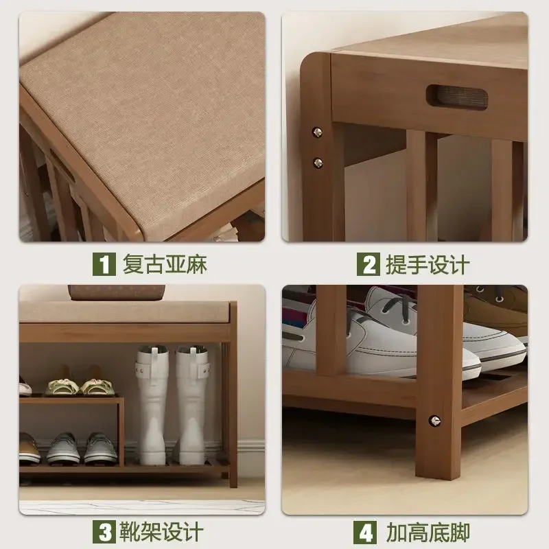 Tủ SH 2023 Năm Mới AOLIVIYA Nhiều Lớp Phân Cửa Đổi Giày Ghế Có Thể Ngồi Trong Tủ Giày Phòng Khách gỗ Chắc Chắn Si - Hình 2 Tủ SH 2023 Năm Mới AOLIVIYA Nhiều Lớp Phân Cửa Đổi Giày Ghế Có Thể Ngồi Trong Tủ Giày Phòng Khách gỗ Chắc Chắn Si - Hình 2