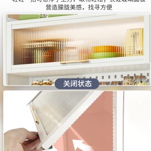 Tủ sideboard lỗ ban thay tủ áp tường nhà thay đồ đơn giản tủ bếp inox tủ bếp - Hình 3