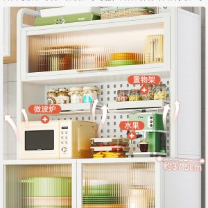 Tủ sideboard lỗ ban thay tủ áp tường nhà thay đồ đơn giản tủ bếp inox tủ bếp - Hình 4