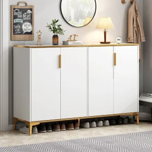 Tủ Siêu Mỏng Tủ Giày Chống Thấm Nước Hiện Đại Thu hẹp Giá Để Giày Trắng Tối Giản Đơn Giản Szafki Na Buty Nội Thất Hội Trường - Hình 2