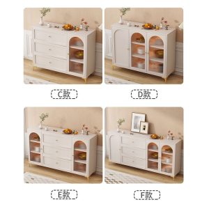 Tủ Tấm đá kiểu Pháp Tủ búp phê hiện đại một bức tường Tủ khóa Tủ bếp Tủ kem gió Tủ khóa - Hình 2
