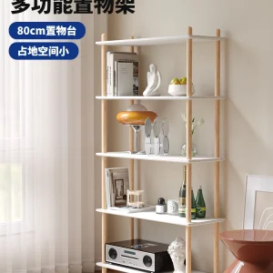 Tủ Thiết Kế Thời Trang 3 4 5 Lớp Phòng Khách Bằng Gỗ Chắc Chắn Sofa Nhựa Bên Tủ Sách Kệ Kệ Có Giá Để Đồ Tủ bàn 1PC - Hình 3