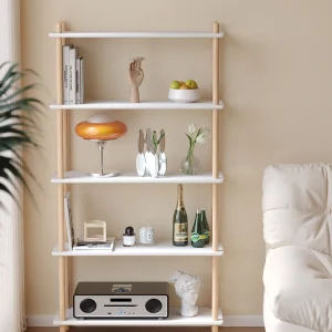Tủ Thiết Kế Thời Trang 3 4 5 Lớp Phòng Khách Bằng Gỗ Chắc Chắn Sofa Nhựa Bên Tủ Sách Kệ Kệ Có Giá Để Đồ Tủ bàn 1PC