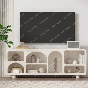Tủ Tivi Hiện Đại Tối Giản Căn Hộ Nhỏ Thiết Kế Tầng Phòng Khách Tủ Hang Tủ Bảo Quản Đồ Tủ - Hình 3