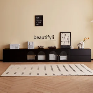 Tủ Tivi Phòng Khách Miễn Phí Tầng Tủ Bảo Quản Đứng 2.4 M Nền Giá Treo Tivi - Hình 2
