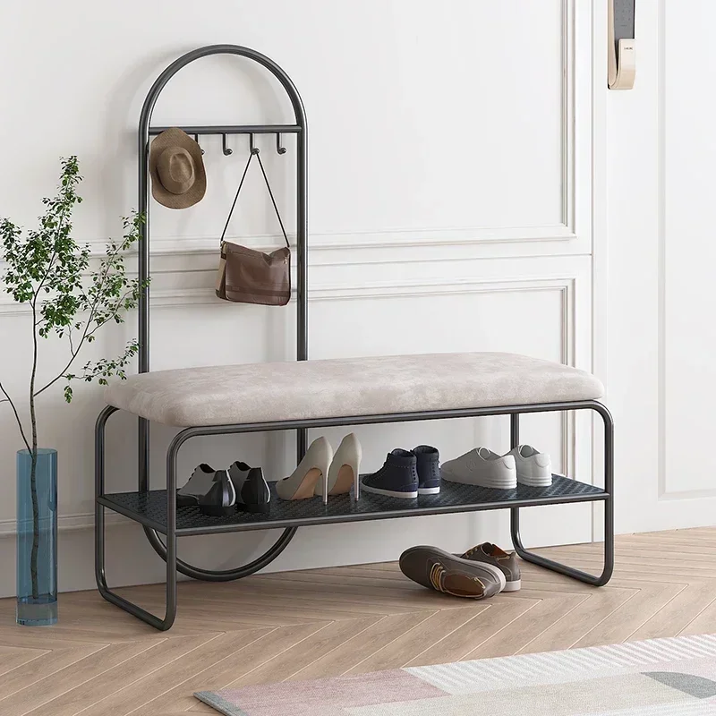 Tủ Tối Giản Giày Băng Ghế Dự Bị Với Băng Ghế Dự Bị Dọc Lối Vào Tủ Giày Chống Bụi Dụng Cụ Scarpiere Lối Vào Nội Thất Phòng - Hình 3 Tủ Tối Giản Giày Băng Ghế Dự Bị Với Băng Ghế Dự Bị Dọc Lối Vào Tủ Giày Chống Bụi Dụng Cụ Scarpiere Lối Vào Nội Thất Phòng - Hình 3