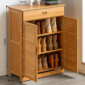 Tủ Tre Giày Cửa Nhà Tủ Chống Bụi Bảo Quản Phòng Khách Phòng Ngủ Cao Tủ Giày Kệ Zapatero Hành Lang Đồ Nội Thất