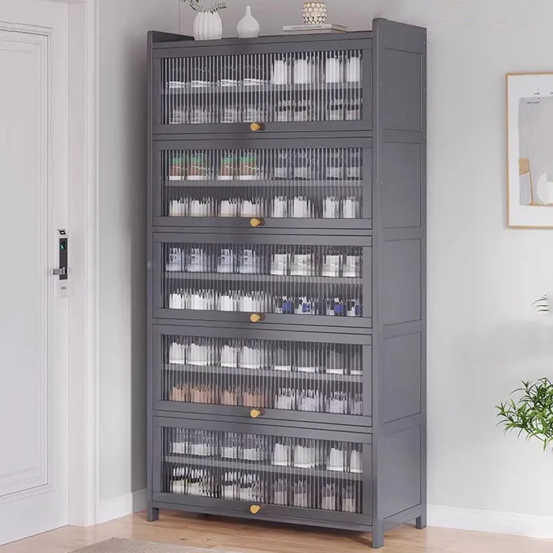 Tủ Trong Suốt Đơn Giản Tủ Giày Tre Storag Chứa Màn Hình Có Thể Điều Chỉnh Giá Để Giày Entryway phong cách Châu Âu Schoenenkasten Đồ Nội Thất - Hình 2 Tủ Trong Suốt Đơn Giản Tủ Giày Tre Storag Chứa Màn Hình Có Thể Điều Chỉnh Giá Để Giày Entryway phong cách Châu Âu Schoenenkasten Đồ Nội Thất - Hình 2