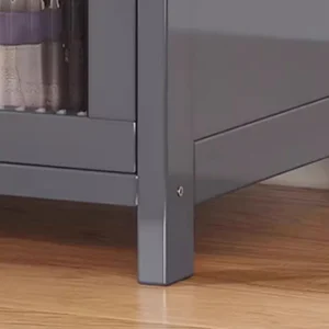 Tủ Trong Suốt Đơn Giản Tủ Giày Tre Storag Chứa Màn Hình Có Thể Điều Chỉnh Giá Để Giày Entryway phong cách Châu Âu Schoenenkasten Đồ Nội Thất - Hình 4