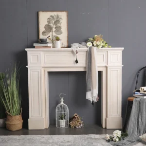 Tủ trưng bày bằng gỗ phong cách Châu Âu Tủ trưng bày thủ công hiện đại màu trắng cổ điển giữa thế kỷ Szafki Do Przingpokoju Nội thất gia đình - Hình 3