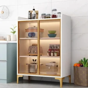 Tủ Trưng Bày Góc Kính Thư Viện Tủ Bảo Quản Phòng Tắm Hẹp Thanh Nội Thất Cajonera XY50LRC - Hình 3