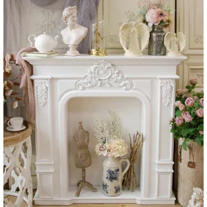 Tủ Trưng Bày Kem Gỗ Cứng Phòng Khách Tủ Trưng Bày Vườn Vintage Vetrinette Da Esposizione Nội Thất Gia Đình - Hình 2