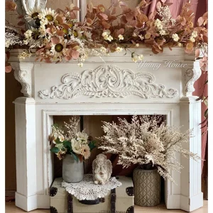 Tủ Trưng Bày Kem Gỗ Cứng Phòng Khách Tủ Trưng Bày Vườn Vintage Vetrinette Da Esposizione Nội Thất Gia Đình - Hình 3