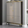 Tủ Xám Đứng Tủ Giày Giá Siêu Mỏng Gấp Gọn Bảo Quản Tủ Giày Di Động Muebles Hogar Tiết Kiệm Không Gian Nội Thất