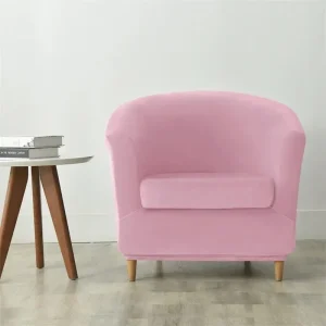 Vỏ bọc ghế sofa nhung Vỏ bọc ghế sofa đơn cho phòng khách Đàn hồi màu Ghế bọc cho quầy bar tại nhà với ghế bọc - Hình 2