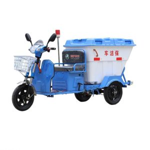 Xe dọn rác 400 lít Xe rác vệ sinh 550 lít Thùng rác lớn xe đẩy rác nhựa đô thị - Hình 4