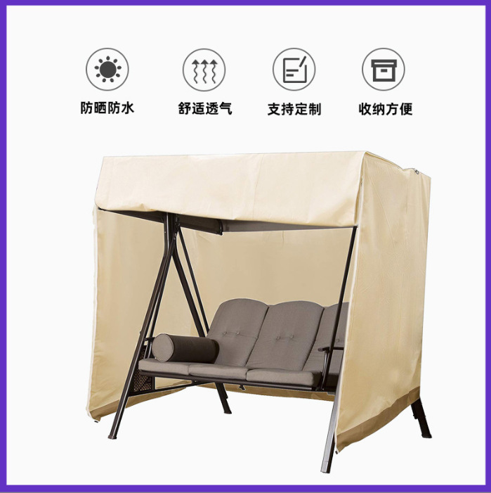 Xích đu Bán buôn xuyên biên giới ngoài trời xích đu sân vườn ghế xích đu sân vườn đồ nội thất che bụi 420D mưa và tuyết xích đu dù để che nắng - Hình 4 Xích đu Bán buôn xuyên biên giới ngoài trời xích đu sân vườn ghế xích đu sân vườn đồ nội thất che bụi 420D mưa và tuyết xích đu dù để che nắng - Hình 4