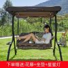 Xích đu Ban công xích đu vườn shaker ghế xích đu ngoài trời vườn ngoài trời dành cho người lớn bập bênh ghế sắt rèn trong nhà và ghế treo ngoài trời
