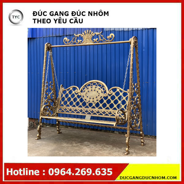 Xích đu gang kiểu dáng Châu Âu mẫu 3 - Hình 2 Xích đu gang kiểu dáng Châu Âu mẫu 3 - Hình 2