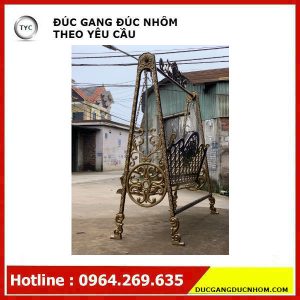 Xích đu gang kiểu dáng Châu Âu mẫu 3 - Hình 3