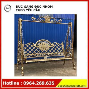 Xích đu gang kiểu dáng Châu Âu mẫu 3