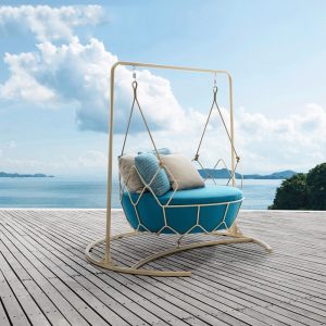 Xích đu Giải Trí Ngoài Trời Đu Rổ Biệt Thự Sân Vườn Trong Nhà Sân Thượng Lưới Đỏ Hộ Gia Đình Ghế Mây 2 Tầng Võng