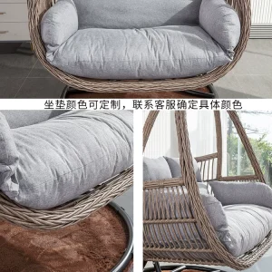 Xích Đu Giải trí Tổ chim Ban công Nhà ngoài trời Ghế bập bênh Sân vườn - Hình 4