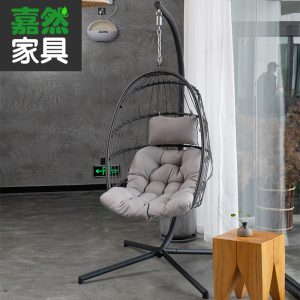 Xích đu Giaran ban công lưới màu đỏ treo ghế treo giỏ ghế xích đu trong nhà ghế xích đu lười biếng ngoài trời tổ chim ghế sofa - Hình 2