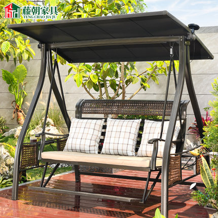 Xích đu Mây quay mặt sân ngoài trời đúc hợp kim nhôm đôi xích đu ba người biệt thự xích đu ghế treo ghế xích đu sân vườn ngoài trời ghế treo Xích đu Mây quay mặt sân ngoài trời đúc hợp kim nhôm đôi xích đu ba người biệt thự xích đu ghế treo ghế xích đu sân vườn ngoài trời ghế treo