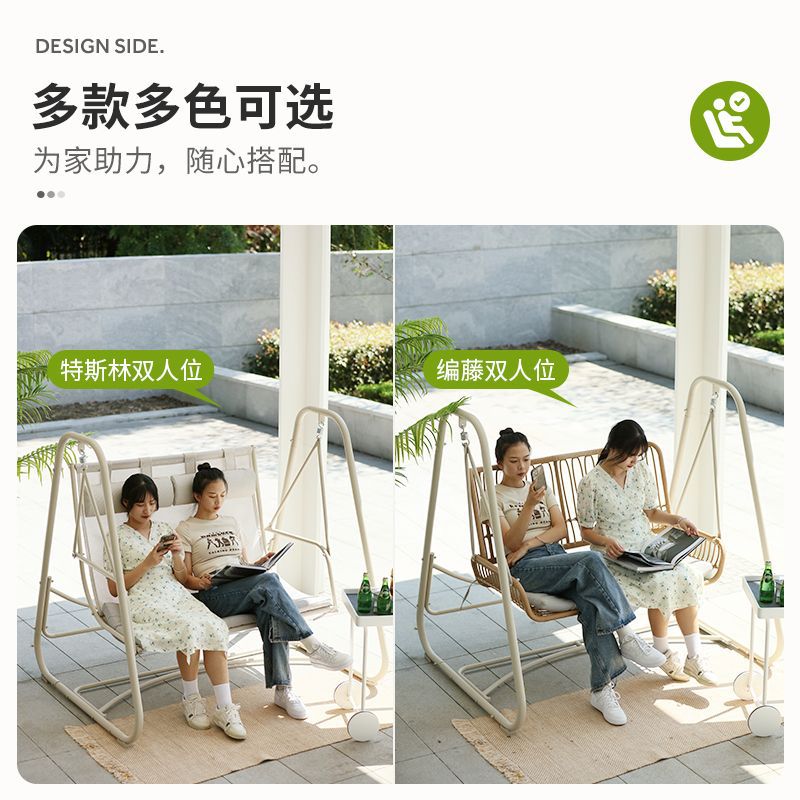 xích đu ngoài trời dành cho người lớn ngoài trời sân vườn ghế bập bênh đôi ban công dành cho người lớn ghế treo giải trí - Hình 3 xích đu ngoài trời dành cho người lớn ngoài trời sân vườn ghế bập bênh đôi ban công dành cho người lớn ghế treo giải trí - Hình 3