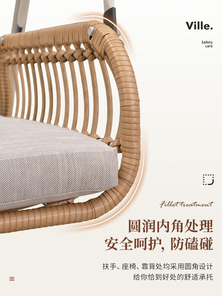 Xích đu ngoài trời Ghế treo ban công vườn nhà Võng xích đu giải trí Ghế xích đu Xích đu sân lưới - Hình 4 Xích đu ngoài trời Ghế treo ban công vườn nhà Võng xích đu giải trí Ghế xích đu Xích đu sân lưới - Hình 4