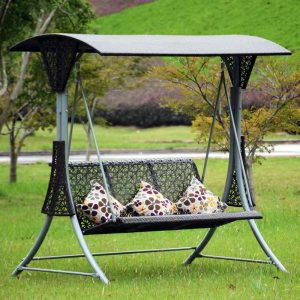 Xích đu ngoài trời giỏ treo ghế mây ghế xích đu trong nhà và ngoài trời trang trại xích đu xích đu ghế bập bênh vườn võng vườn - Hình 2