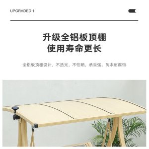 Xích đu ngoài trời sân vườn treo ghế biệt thự ban công nhà năng lượng mặt trời đôi xích đu 3 người xích đu ngoài trời - Hình 3