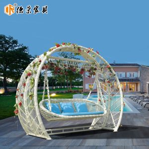 Xích đu Ngoài Trời Sáng Tạo Giải Trí Mây Hình Hoa Đính Đá Nhà Nôi Ghế Thiết Kế Ghế Treo Ngoài Trời Sân Vườn Ánh Nắng Mặt Trời Phòng Xích Đu