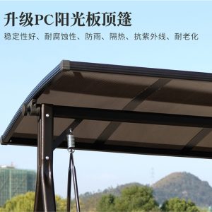 Xích đu Nhà máy bán buôn ngoài trời ngoài trời ban công xích đu ba người ghế treo sân vườn giải trí ngoài trời treo ghế xích đu - Hình 3