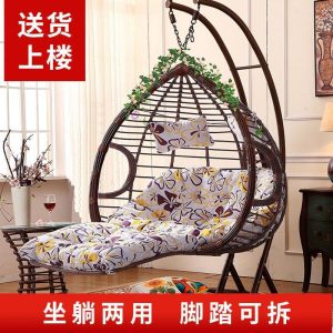 Xích đu Nôi Ghế Giỏ Treo Ghế Mây Trong Nhà Nhà Ngoài Trời Đôi Ghế Treo Xích Đu Ban Công Lưới Tổ Chim Lười Nhà Máy Bán Buôn