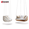 Xích đu Red Bird Nest Xích đu Mây Võng ngoài trời Vườn ban công Ghế xích đu đôi Ghế mây Ghế treo Giỏ Homestay Sofa Giường tròn