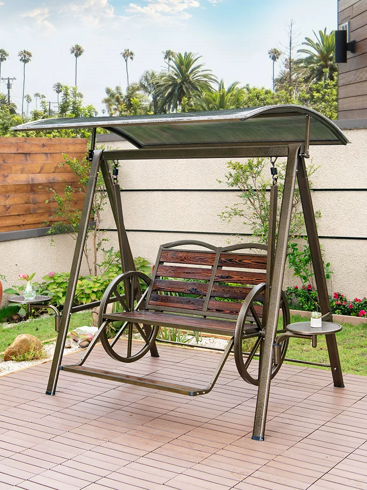 Xích đu sân vườn đu treo ghế gia đình chống mưa và chống nắng ngoài trời giải trí mây biệt thự sân vườn Xích đu sân vườn đu treo ghế gia đình chống mưa và chống nắng ngoài trời giải trí mây biệt thự sân vườn
