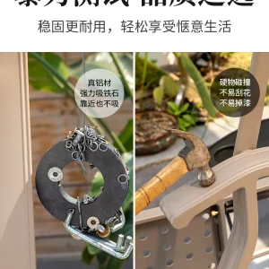 Xích Đu sân vườn giải trí sân thượng ngoài trời ghế bập bênh ngoài trời dopamine - Hình 4