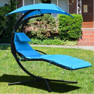 Xích đu Single Moon Bend Swing Ghế treo Sân vườn Ban công Giường xích đu Biệt thự sân vườn Ghế bập bênh Single Dream Swing - Hình 3