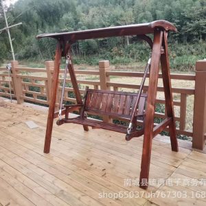 Xích đu Vọng lâu ngoài trời xích đu giải trí ngắm cảnh gian sân vườn ngoài trời sân vườn bằng vọng lâu mái hiên pergola - Hình 3