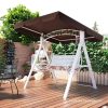 Xích đu Võng Ngoài Trời Trong Nhà Ban Công Khung Sắt Rèn Ghế Xích Đu Người Lớn Trẻ Em Giỏ Treo Ghế Treo Biệt Thự Sân Vườn