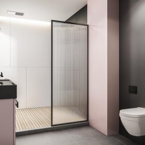 Xinhai Galan phòng tắm vách kính đơn nửa vách ngăn khô và ướt màn hình phòng tắm ngăn cách cửa kính phòng tắm nhỏ màn hình tắm
