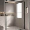 Xinhai Jialan phòng tắm cực kỳ hẹp vách ngăn ngăn cách khô và ướt Changhong kính cửa trượt phòng tắm màn hình phòng tắm một hình