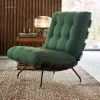 Ý Tối Giản Ghế Phòng Khách Nội Thất Gia Đình Sofa Đơn Cho Khách sạn Ghế Giải Trí Retro Log Ghế Thiết Kế Hiện Đại